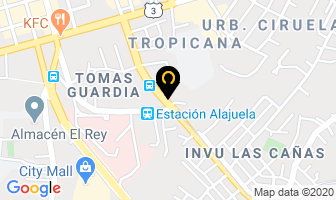 Mapa de Repuestos Conejo S.a. en Alajuela