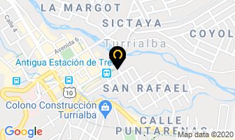 Mapa de Repuestos Mena en Turrialba