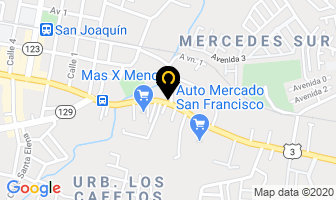 Mapa de Repuestos Suzuki en Heredia