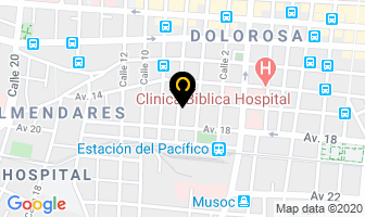 Mapa de Ropa Intima Costa Linda en Escazú