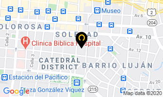 Mapa de Rotulos Costa Rica 8428-2765 en Escazú