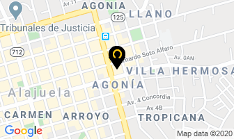 Mapa de S Y P Water Pump en Alajuela