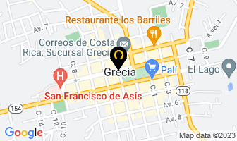 Mapa de Sacure Estudio en Alajuela