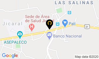 Mapa de Sercoba Comercial en Jicaral