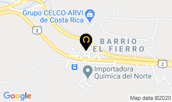 Mapa de Servicentro Cristo Rey en Cartago