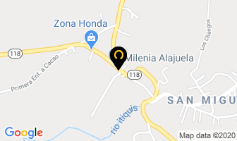Mapa de Servicio Automotriz Jyj en Alajuela