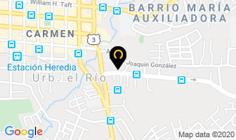 Mapa de Servicio Técnico Automotriz Mora en Heredia