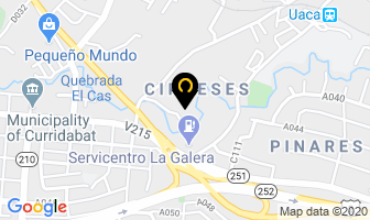 Mapa de Servicios Unidos S.a. en Curridabat