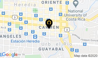 Mapa de Servipartes en Heredia