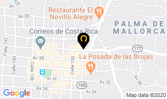 Mapa de Soda Gil en Escazú