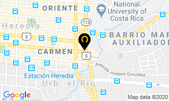Mapa de Subway en Heredia