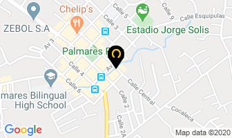 Mapa de Supermercados Carranza. Palmares en Palmares