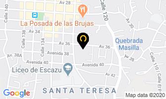 Mapa de Taller Serigrafico Ob en Escazú