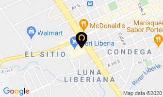 Mapa de Taqueria Mazatlan en Liberia