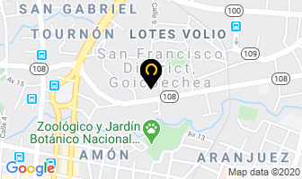 Mapa de Tarrico en San José