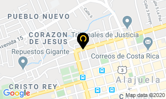 Mapa de Tecniempaques en Alajuela