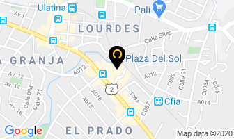 Mapa de Tienda Lyra S.a. en Curridabat