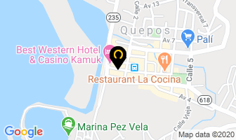 Mapa de Tienda What en Quepos