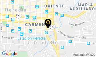 Mapa de Todo Americano en Heredia