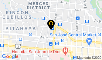 Mapa de Transnica en San José