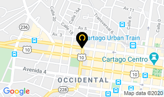 Mapa de Ulloa Motors en Cartago