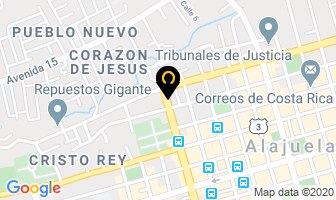 Mapa de Veterinaria Palma en Alajuela