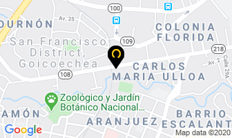 Mapa de Vibrasonic Seguridad Y Audio en San José