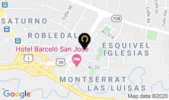 Mapa de Vidicom Sistemas S.a. en San José