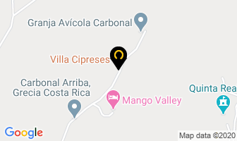 Mapa de Villas Cipreses en Grecia