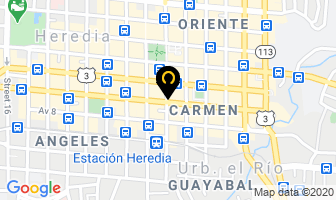 Mapa de Xinia Herrera Vende en Heredia Central