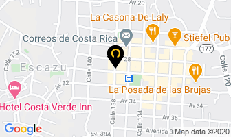 Mapa de Zl Creaciones en Escazú
