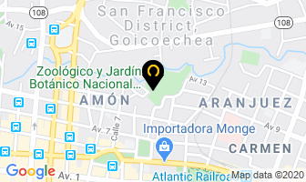 Mapa de ZoolÓgico SimÓn Bolivar en San José