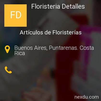 Floristeria Detalles en Buenos Aires - Teléfonos y Dirección