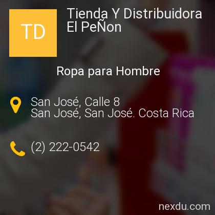Tienda Y Distribuidora El PeÑon en San José - Teléfonos y Dirección