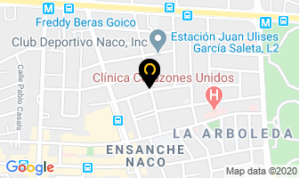 Mapa de Academia Europea en Santo Domingo