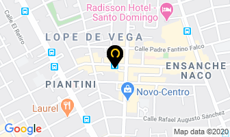 Mapa de Accesorios & Balanzas Gus Comercial en Santo Domingo