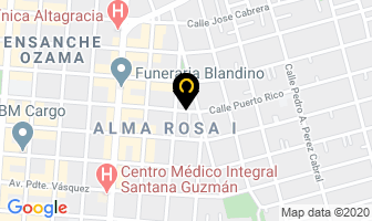 Mapa de Agua Rafa en Santo Domingo