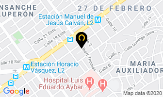 Mapa de Alcantara Estufa en Santo Domingo
