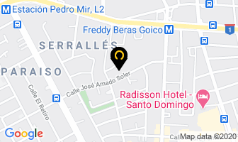 Mapa de Anfitriones en Santo Domingo