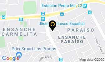 Mapa de Auto Aire Jimenez, S A en Santo Domingo