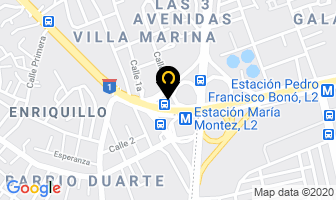 Mapa de Auto Import, Cxa en Santo Domingo