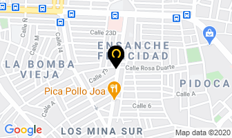 Mapa de Banca J S en Santo Domingo Este