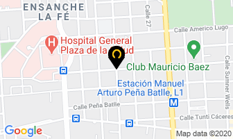 Mapa de Brache & Padovan, Cxa en Santo Domingo