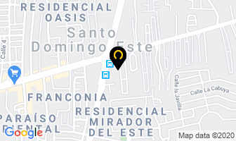 Mapa de Cabanas Expreso Oriental en Santo Domingo Este