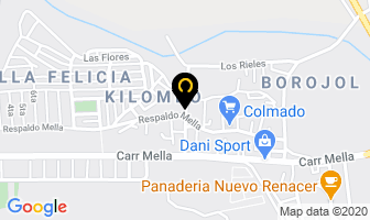 Mapa de CabaÑas Las Palmeras en Santo Domingo