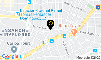 Mapa de CafeterÍa Pepin en Santo Domingo