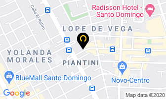 Mapa de Carmel Fine Bakery en Santo Domingo