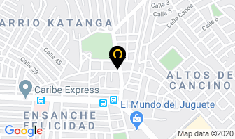Mapa de Casa Compraventa Kewrys en Santo Domingo Este