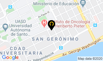 Mapa de Casa Goethe Centro De Idioma Y Cultura Alemana en Santo Domingo