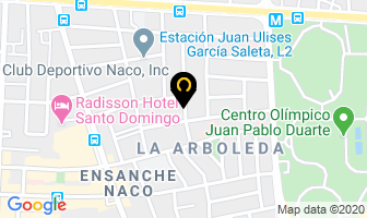 Mapa de Casa Lala en Santo Domingo